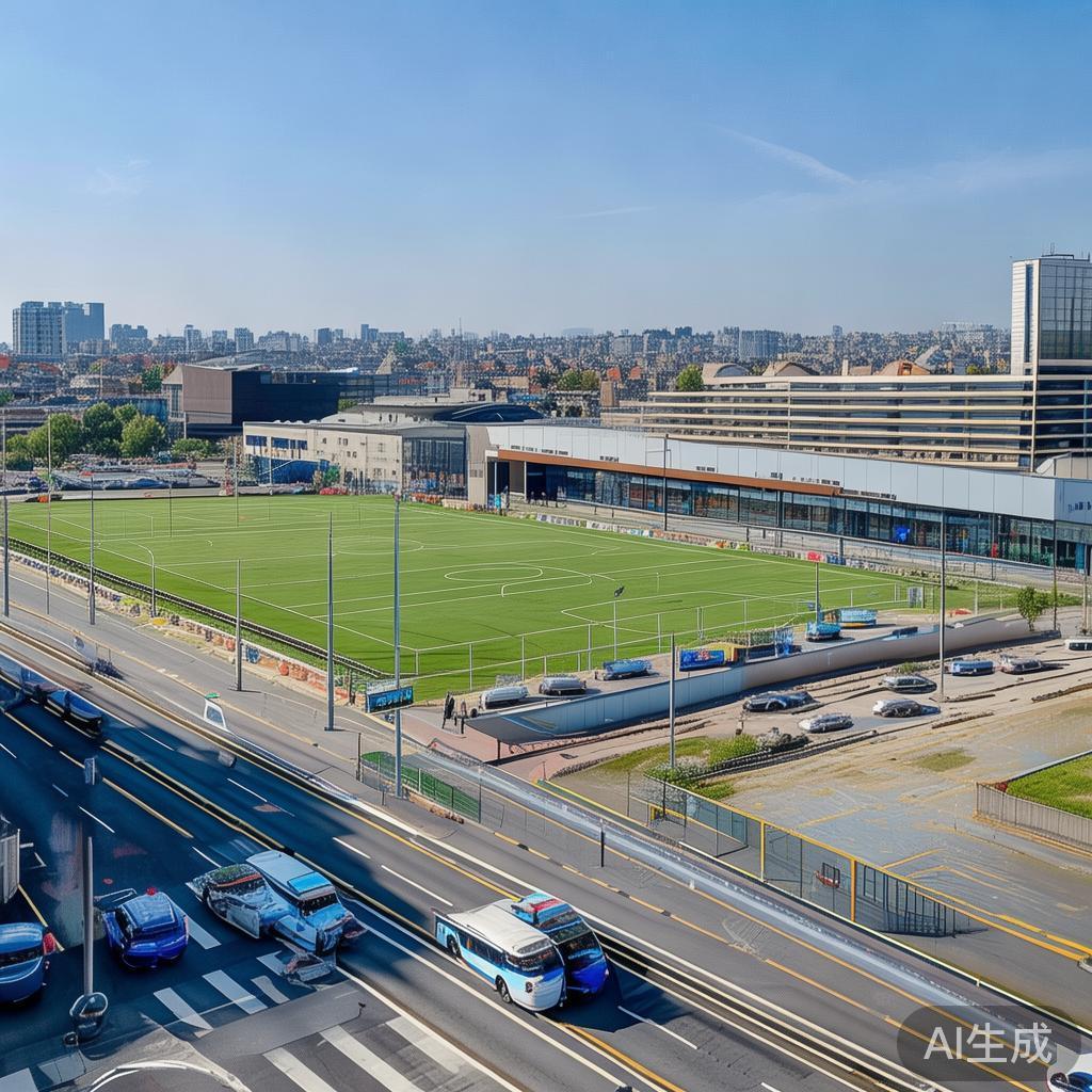从多条地铁线路到达海德站后，步行只需五至十分钟即可