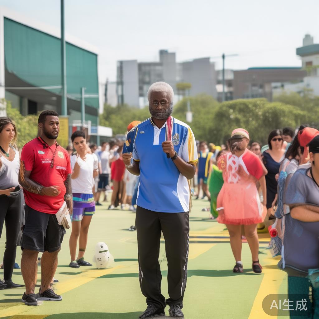 作为代表全民健康的推手，体育部长需要推广各类基层体